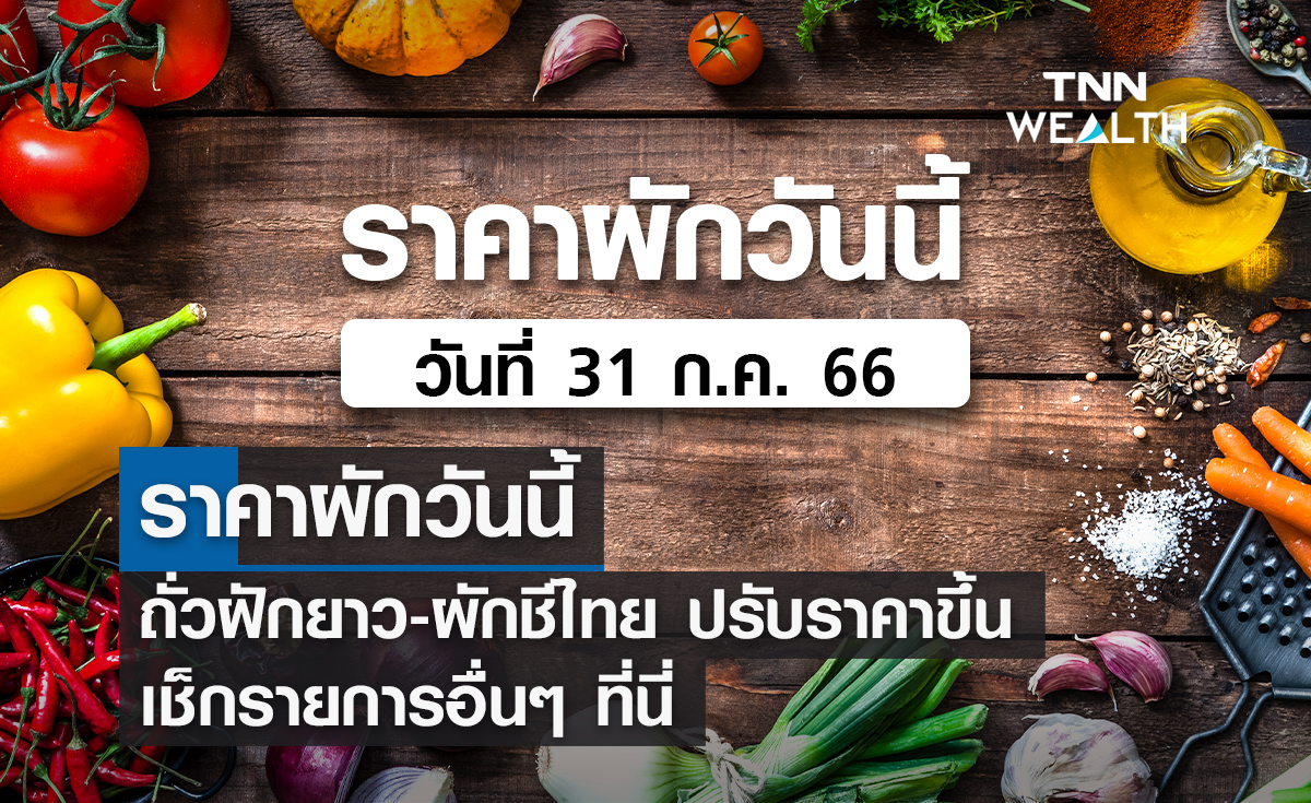 ราคาผักวันนี้ ถั่วฝักยาว-ผักชีไทย ปรับราคาขึ้น เช็กรายการอื่นๆ ที่นี่ 