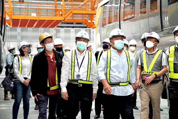 บีทีเอส ทดสอบโมโนเรลสายสีชมพู-เหลือง ก่อนเปิดให้บริการจริงปี 65 บีทีเอส ทดสอบโมโนเรลสายสีชมพู-เหลือง ก่อนเปิดให้บริการจริงปี 65