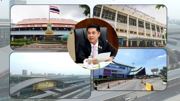 สุริยะเตรียมย้ายสถานีขนส่ง 3 แห่ง ไปยังสถานีกลางกรุงเทพอภิวัฒน์ เชื่อมระบบขนส่งไร้รอยต่อ