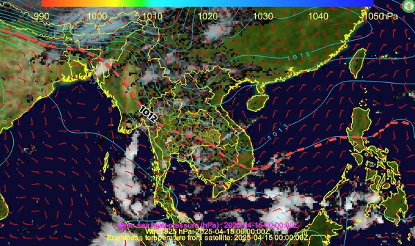 หลังสงกรานต์ร้อนจัด  17-26 เม.ย. ฝนลดลงทั่วไทย   