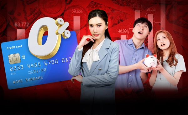  คนไทยรัดเข็มขัด ใช้จ่าย "บัตรเครดิต" ชะลอตัว หันไปแบ่งจ่าย-ผ่อนชำระมากขึ้น 