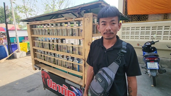 อดีตช่างตัดผมขี่รถพ่วงข้างขายปลากัด I เรื่องดีดีทั่วไทย
