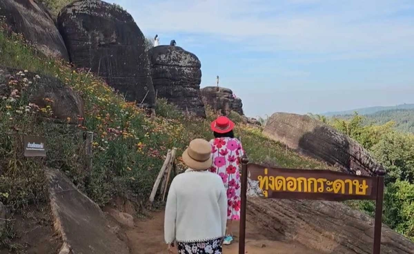 อากาศหนาวดันท่องเที่ยวภูหินร่องกล้าคึกคัก