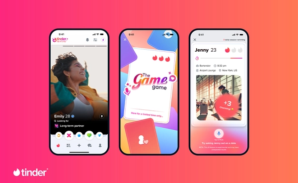 Tinder เปิดตัวเกม AI ฝึกจีบคน "The Game Game"