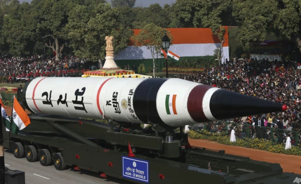 อินเดียทดสอบขีปนาวุธพิสัยกลาง Agni-5 สำเร็จ