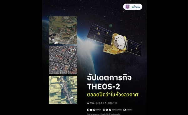 GISTDA อัปเดตภารกิจ THEOS-2 ตลอด 1 ปีในห้วงอวกาศ