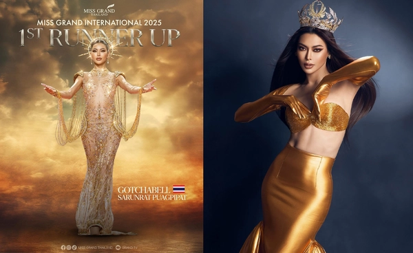 กชเบล-ศรัณย์รัชต์ คว้ารองอันดับ 1 มิสแกรนด์อินเตอร์เนชั่นแนล 2025 ทำผลงานสุดประทับใจแฟนนางงามทั่วโลก