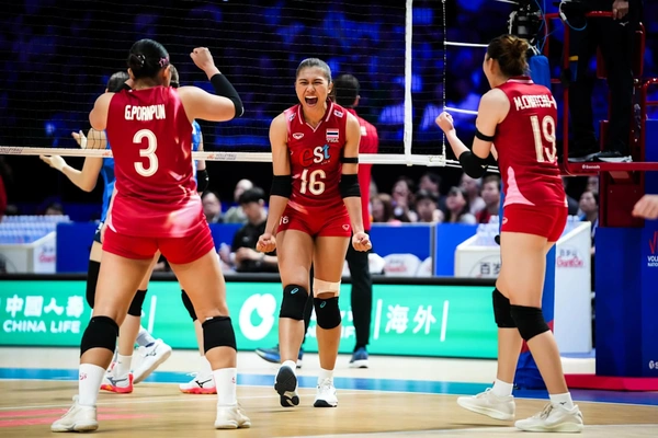 โปรแกรมวอลเลย์บอลหญิง เนชั่นส์ ลีก 2025 วันที่ 19 มิถุนายน ทีมชาติไทย พบกับ ทีมชาติอิตาลี