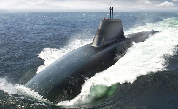 กองทัพเรืออังกฤษจัดพิธีวางกระดูกงูเรือดำน้ำ HMS Dreadnought เรือดำน้ำลำใหญ่ที่สุดในกองทัพ