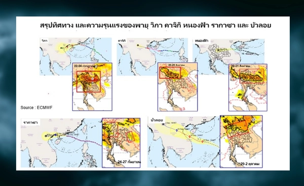 ดร.เสรี เตือนพายุบัวลอย  ทำไทยเสี่ยงฝนถล่ม  เหนือ-อีสานเฝ้าระวัง 28-30 ก.ย.นี้