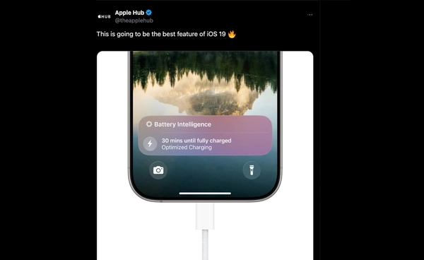 Apple iOS 19 จัดการแบตดีขึ้น มี Battery Intelligence บอกเวลาชาร์จแบตได้ พร้อมอัปเดต OS ใหม่ใน WWDC 2025