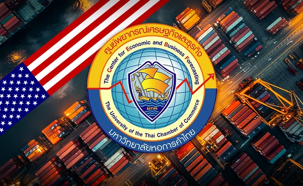 ม.หอการค้า ชี้ "ภาษีทรัมป์"  เสี่ยงฉุด GDP ต่ำกว่า 2% มูลค่าการส่งออกไทยร่วง
