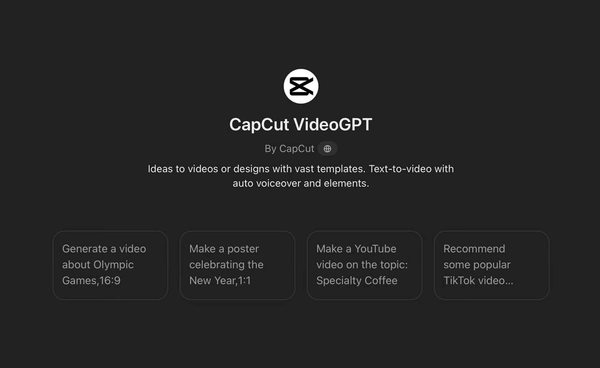 สร้างคลิปวิดีโอ Capcut ใน ChatGPT สั่งปัญญาประดิษฐ์ AI สร้างวิดีโอด้วยคำสั่ง Prompt
