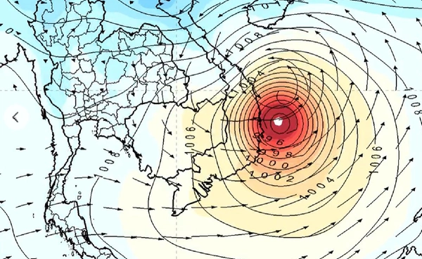 พายุก่อตัวในฤดูหนาว เข้าใกล้เวียดนาม 6-8 พ.ย.นี้