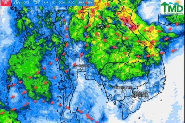 พยากรณ์อากาศ 7 วันข้างหน้า 12-14 เม.ย.เตือนพายุฤดูร้อน หลังสงกรานต์กลับมาร้อนอีกครั้ง