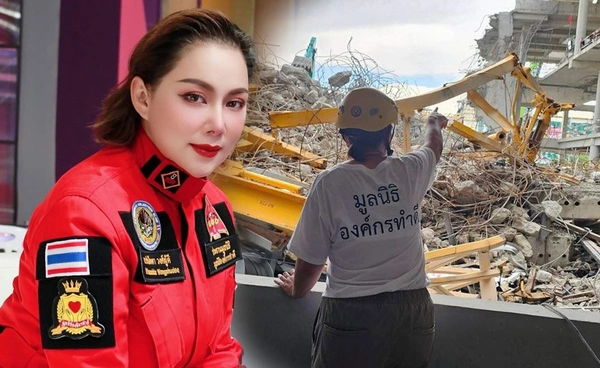 บุ๋ม ปนัดดา ตอบกลับชาวเน็ต ถูกแซะยืนชี้นิ้วสร้างภาพ หน้าตึกสตง.ถล่ม