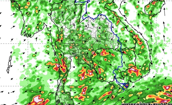14-23 ก.ย. ฝนตกต่อเนื่อง อิทธิพลจากร่องมรสุมพาดผ่าน