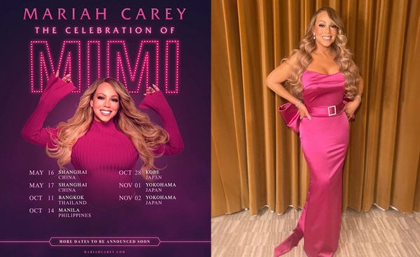 แม่มาแล้ว Mariah Carey เตรียมบินจัดคอนเสิร์ตใหญ่ในไทย 11 ต.ค. นี้