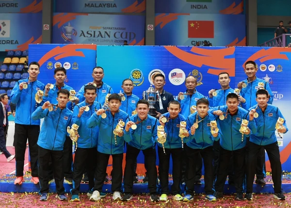 ทัพหวายไทย ล้างแค้นคู่ปรับ มาเลเซีย คว้าแชมป์ทีมชุดชาย ในศึกตะกร้อเอเชียนคัพ 2025