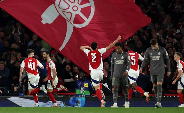 ผลบอล ยูฟ่า แชมเปี้ยนส์ ลีก 2024/25: อาร์เซนอล เปิดบ้านถล่ม มาดริด 3-0