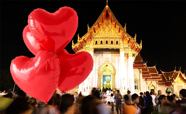 คาดวันมาฆบูชา-วันวาเลนไทน์ เงินสะพัด 5.2 พันล้านบาท คนใช้จ่ายมากขึ้นแต่ยังระมัดระวัง 