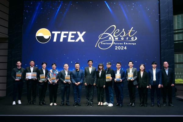 MTSGF, PI, KGI, YUANTA, KTX ,CAF คว้ารางวัล TFEX Best Award 2024