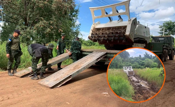 ทำความรู้จัก “หุ่นยนต์กวาดล้างทุ่นระเบิด” ภารกิจความปลอดภัยชายแดน