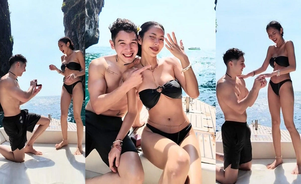 แพทริค ชานน ทำเซอร์ไพรส์สุดโรแมนติก ล่องเรือคุกเข่าขอแฟนสาวแต่งงานแล้ว