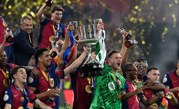 ผลบอล โกปา เดล เรย์ 2024/25 : บาร์เซโลน่า ชนะ เรอัล มาดริด 3-2