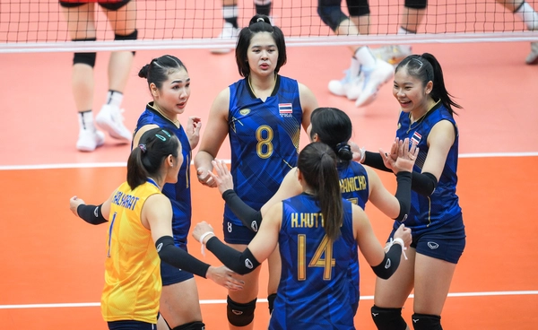 ผลการแข่งขันวอลเลย์บอลหญิงซีเกมส์ฯ ไทย ชนะ สิงคโปร์ ขาดลอย!