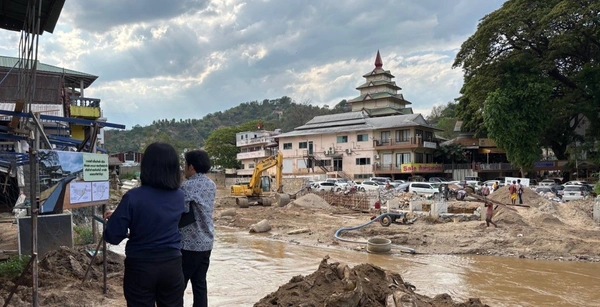 เริ่มขุดลอกแม่น้ำสาย - แม่น้ำรวก รับมือฝนปีนี้ 