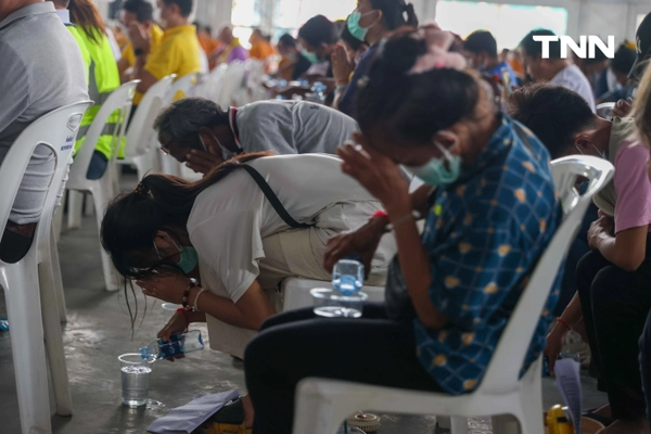 รูป-ทำบุญ สวดพระพุทธมนต์ เพื่อผู้ประสบภัยและผู้สูญหายเหตุแผ่นดินไหว กรณีตึกถล่ม-23