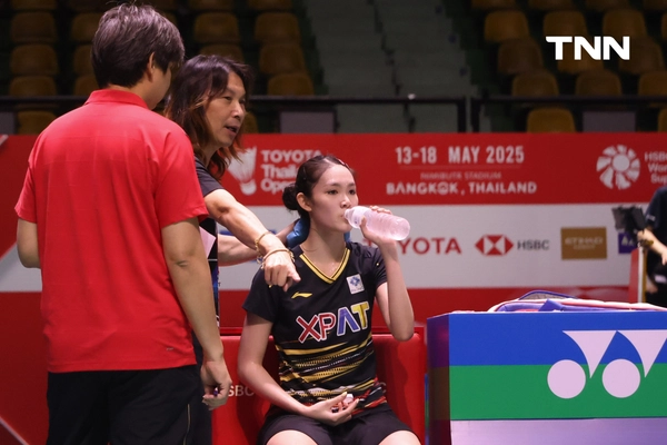 รูป-“น้องพิ้งค์” ออกแรงเหนื่อยเฉือนสาวจีน 2-1 รอบคัดเลือก แบดไทยแลนด์ โอเพ่น-19