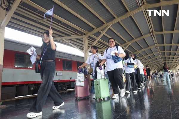 รูป-เริ่มแล้ว “รับน้องรถไฟ 2568” สานสัมพันธ์ รุ่นพี่-รุ่นน้อง ด้วยรถไฟขบวนพิเศษ-12