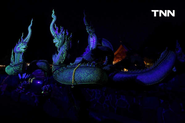 รูป-กระแสแห่งศรัทธาชมความงาม “พญานาคเรืองแสง” ที่ “วัดป่าภูปัง” จุดท่องเที่ยวยามค่ำแห่งของอุบลราชธานี-11