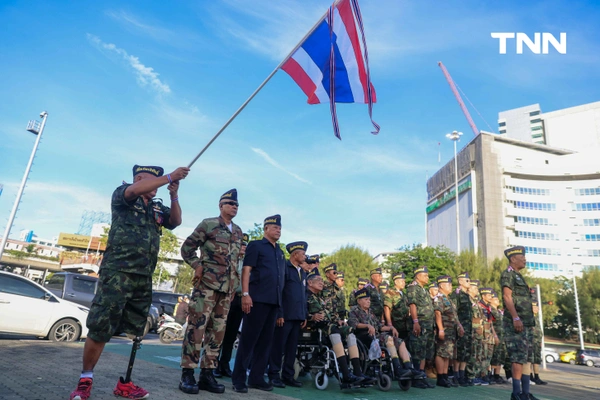 รูป-องค์การสงเคราะห์ทหารผ่านศึกฯ จัดกิจกรรมรวมพลังปกป้องแผ่นดิน และกล่าวสดุดีนักรบผู้กล้า-10