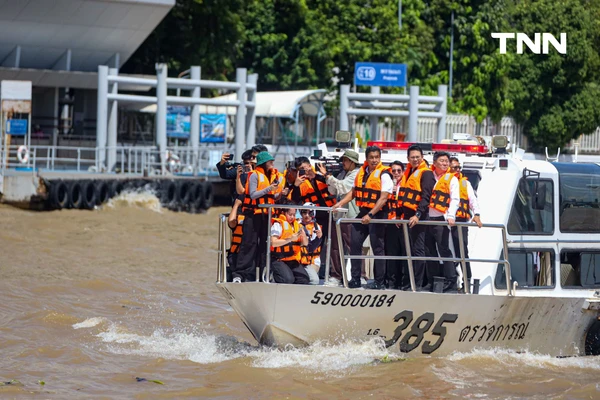 รูป-กทม. เตรียมพร้อมรับมือ 3 สถานการณ์น้ำรุกเมือง น้ำเหนือหลาก น้ำทะเลหนุน และฝนตกหนัก -10