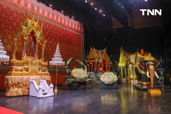 รูป-บวงสรวงการแสดงโขนมูลนิธิส่งเสริมศิลปาชีพฯ ประจำปี 2568 ตอน “สัตยาพาลี” สืบสานพระราชปณิธาน สมเด็จพระพันปีหลวง อนุรักษ์โขน สืบต่อไป-11