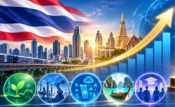 เปิด 5 ยุทธศาสตร์ ดันเศรษฐกิจไทยโตเกิน 3% เป้าหมาย Top 20 โลก