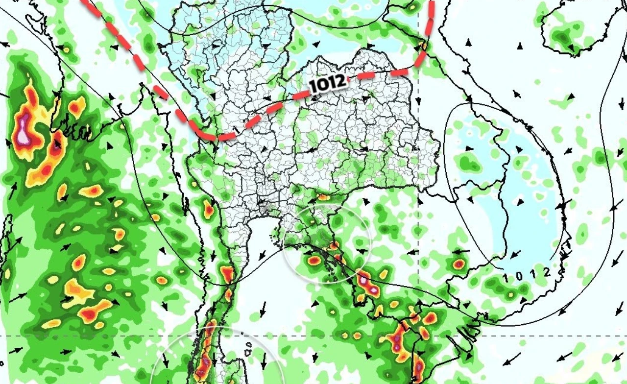 พยากรณ์อากาศวันนี้ 23 ต.ค.69 อุตุฯ เตือน 23–28 ต.ค.ใต้ฝนหนัก ไทยตอนบนลุ้นลมหนาวสัปดาห์หน้า!