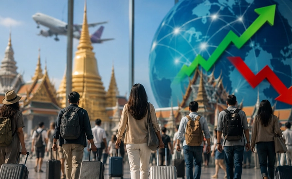 ต่างชาติเที่ยวไทยปี 69 ทะลุ 17.9 ล้านคน กวาดรายได้ 8.67 แสนล้าน แม้สัปดาห์ล่าสุดชะลอเล็กน้อย