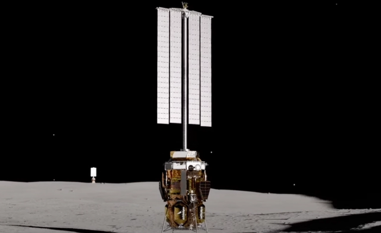 “Blue Origin” เผยโฉม “Power Tower” เสาโซลาร์เซลล์สูง 20 เมตรเตรียมใช้บนดวงจันทร์