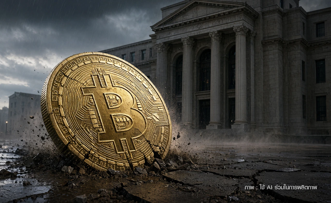 บิตคอยน์จ่อร่วง 2.8% ผวาเฟดขึ้นดอกเบี้ย เงินไหลออก ETF 