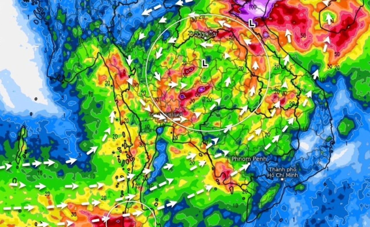 ฝนชุกยาว 15 วัน!  ตั้งแต่ 11-25 ก.ย. จับตาพายุ-ร่องมรสุม-มรสุมถล่มไทย