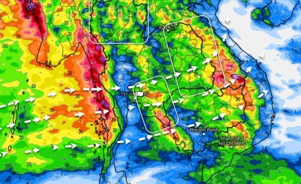 พยากรณ์อากาศวันนี้ 10 ส.ค.69 เตือน 10-11 ส.ค.  ไทยตอนบนระวังฝนหนัก 12-15 ส.ค. ฝนลดลง