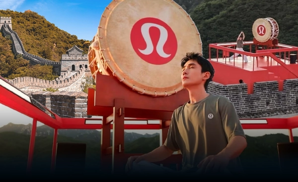 ดราม่า "Lululemon" ตีกลองญี่ปุ่นบนกำแพงเมืองจีน