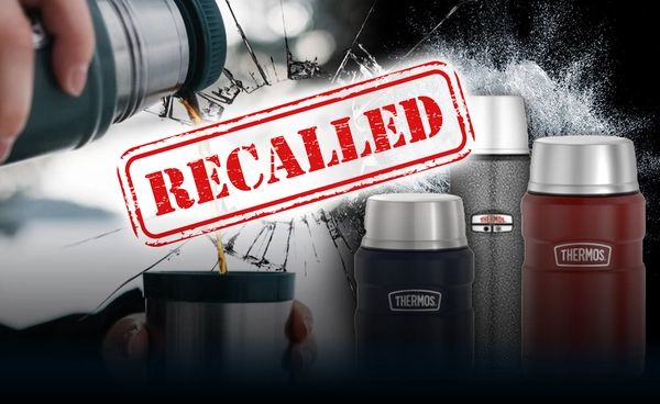 เรียกคืนกระบอกน้ำ "Thermos" หลังฝาพุ่งใส่หน้า เสี่ยงตาบอด