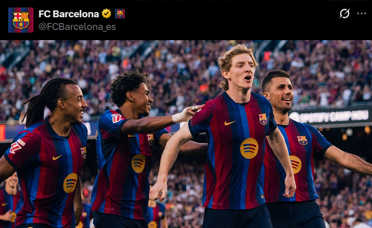 ผลฟุตบอล ลา ลีกา สเปน 2026-27 : บาร์ซ่าเปิดรังทุบเคตาเฟ่ 3-0 ชนะ 8 เกมรวดยึดจ่าฝูงต่อ