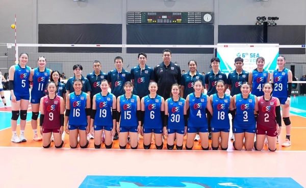 "วอลเลย์บอลสาวไทย" ไล่ตบฟิลิปปินส์ประเดิมชัย SEA V CUP