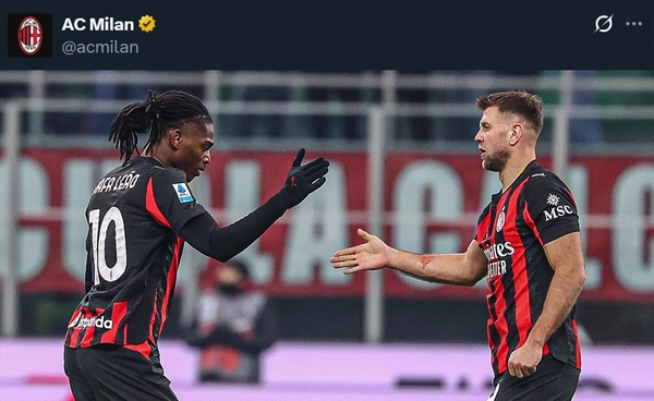 ผลฟุตบอล กัลโช่ เซเรีย อา อิตาลี : มิลานจืดได้แค่เจ๊าเจนัว 1-1 ตามหลังงูใหญ่ 3 คะแนน